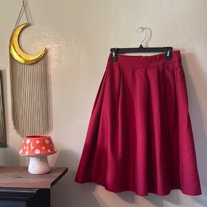 Elegant Red Skirt